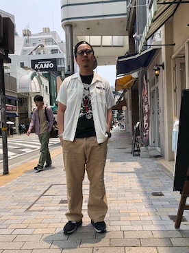 「schott kobe」｜kawakamiさん（メンズ・170cm）の夏コーディネート