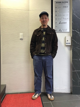 「schott（ショット）のSchott/ショット/ARMY FATIGUE PANTS/アーミー ファティーグ パンツ（その他パンツ）」を使った、kawakamiさん（メンズ・171cm）の冬コーディネート