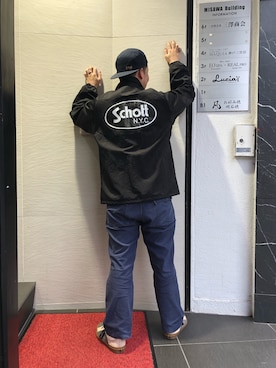 「schott kobe」｜「アイテム（ジャケット/アウター）」を使った、kawakamiさん（メンズ・171cm）の冬コーディネート