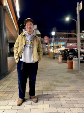 「schott kobe」｜「アイテム（ジャケット/アウター）」を使った、kawakamiさん（メンズ・171cm）の秋コーディネート