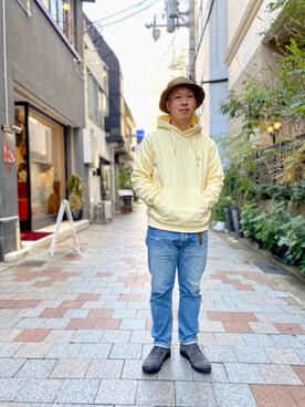 「THE FACTORY MADE（ザ ファクトリー メイド）のアイテム」を使った、kawakamiさん（メンズ・171cm）の冬コーディネート