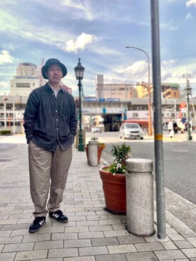 「THE FACTORY MADE（ザ ファクトリー メイド）のアイテム」を使った、kawakamiさん（メンズ・171cm）の春コーディネート