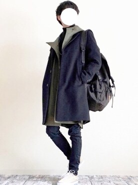 バックパック リュックを使った 冬春コーデ のメンズ人気ファッションコーディネート Wear