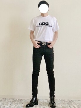 Tシャツ カットソーを使った 韓国男子 のメンズ人気ファッションコーディネート Wear