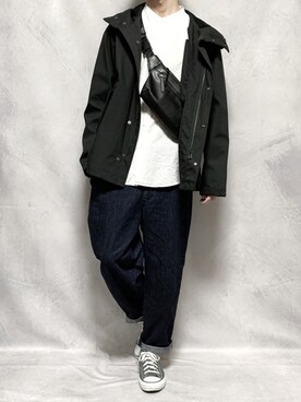 Gu ジーユー のマウンテンパーカーを使ったメンズ人気ファッションコーディネート Wear