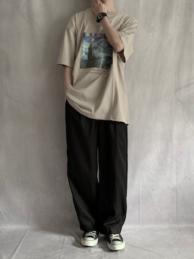 「EMMA  CLOTHES」｜「アイテム（腕時計）」を使った、cobaさん（メンズ・173cm）の春コーディネート