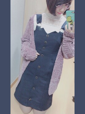 かほさんさん（レディース・165cm）の冬コーディネート