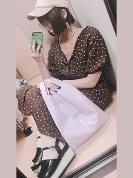 「nice claup」｜「アイテム（その他）」を使った、かほさんさん（レディース・165cm）の夏コーディネート