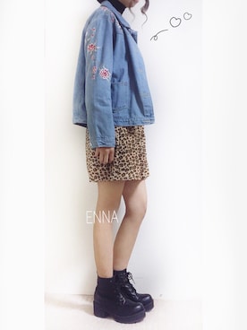 enna_028さん（レディース・158cm）の冬コーディネート