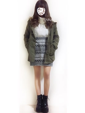 enna_028さん(レディース・158cm)の冬コーディネート