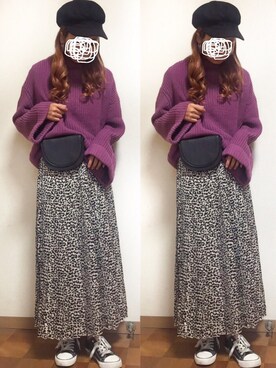 enna_028さん（レディース・158cm）の冬コーディネート