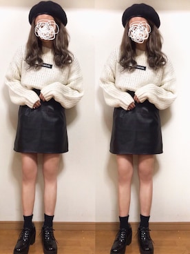 enna_028さん（レディース・158cm）の冬コーディネート