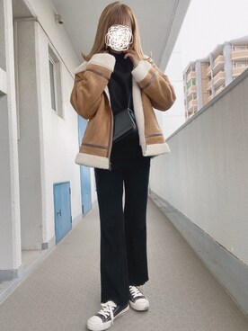 enna_028さん（レディース・158cm）の冬コーディネート