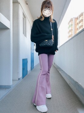 enna_028さん（レディース・158cm）の冬コーディネート