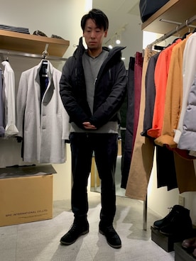 ochiさん（メンズ・178cm）の冬コーディネート