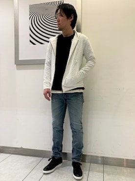 「HIGH STREET（ハイストリート）のアイテム」を使った、ochiさん（メンズ・178cm）の春コーディネート