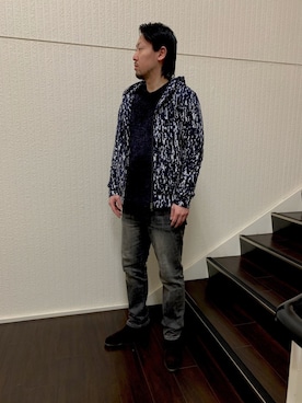 「HIGH STREET（ハイストリート）のアイテム」を使った、ochiさん（メンズ・178cm）の冬コーディネート