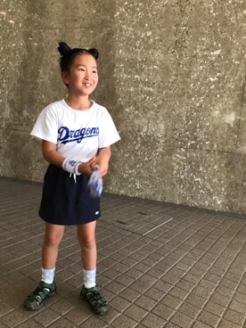 「STANCE（スタンス）のアイテム」を使った、びーちゃんさん（キッズ・125cm）の夏コーディネート