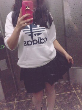 ʚ天野美羽ɞ@撮影会ありがとう💕さんの「WEGO/カノコ無地プリーツミニスカート」を使ったコーディネート