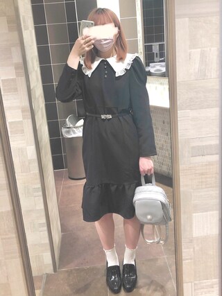 Dearmyloverose ディアマイラブローズ の 丸襟お嬢様ワンピース ワンピース Wear