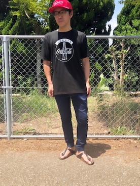 モコウノワさん（メンズ・171cm）の夏コーディネート