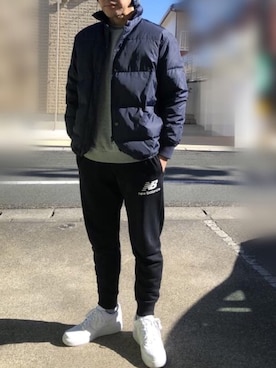 「IGNIO（イグニオ）のアイテム」を使った、モコウノワさん（メンズ・171cm）の冬コーディネート