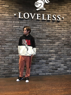 「doublet（ダブレット）のアイテム（パーカー）」を使った、atsuoさん（メンズ・166cm）の夏コーディネート