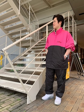 「doublet（ダブレット）のアイテム（その他アウター）」を使った、atsuoさん（メンズ・166cm）の夏コーディネート