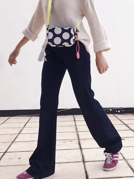 「pattern」｜「アイテム（ショルダーバッグ）」を使った、Fiaさん（レディース・165cm）の春コーディネート