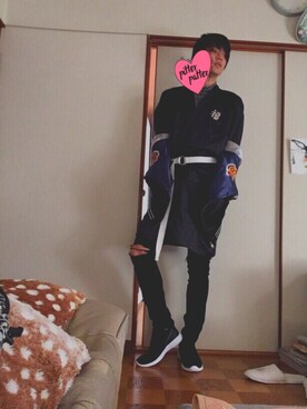 「90s」｜「アイテム（ブルゾン）」を使った、RYOさん（メンズ・174cm）の冬コーディネート