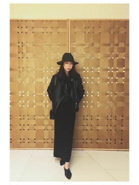 「PEDDER RED（ペダーレッド）のアイテム」を使った、Angel Hoさん（レディース・165cm）の冬コーディネート