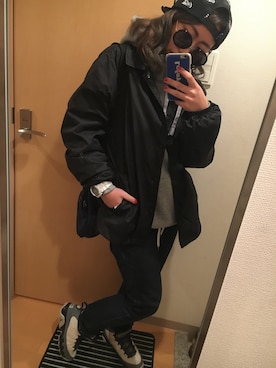 「Bgirl」｜るなROCさん（レディース・156cm）の冬コーディネート