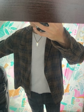 「GU（ジーユー）の（GU）スキニーフィットジーンズ（MEN ⁄ ジーンズ）」を使った、M.Kさん（メンズ・170cm）の秋コーディネート