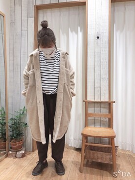 たむら  はるかさん（レディース・164cm）の冬コーディネート