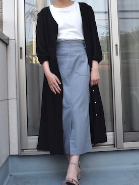 「アイテム（ワンピース/ドレス）」を使った、シュウイさん（レディース・155cm）の秋コーディネート