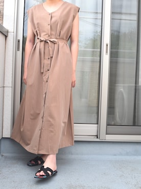 「アイテム（ワンピース/ドレス）」を使った、シュウイさん（レディース・155cm）の秋コーディネート