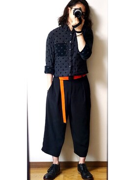 「BEAMS（ビームス）のアイテム（シャツ/ブラウス）」を使った、alexさん（メンズ・165cm）の秋コーディネート