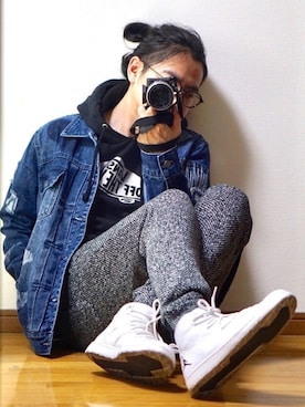 「417 by EDIFICE」｜「アイテム（その他）」を使った、alexさん（メンズ・165cm）の冬コーディネート