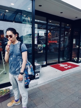 「BAYFLOW(BAYFLOW)」｜「アイテム（ブルゾン）」を使った、alexさん（メンズ・165cm）の春コーディネート