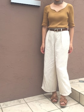 「154cm」｜「アイテム（財布/小物）」を使った、melhalさん（レディース・154cm）の夏コーディネート