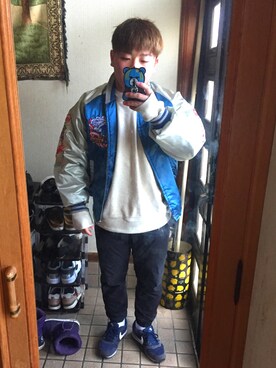 「三代目」｜しょうやさん（メンズ・163cm）の冬コーディネート