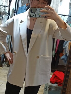 「日常」｜「アイテム（アクセサリー）」を使った、哈喽さん（レディース・173cm）の春コーディネート