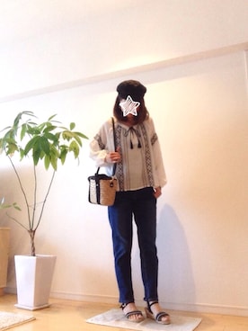 「アイテム（ピアス（両耳用））」を使った、kozumiさん（レディース・162cm・40代）の春コーディネート