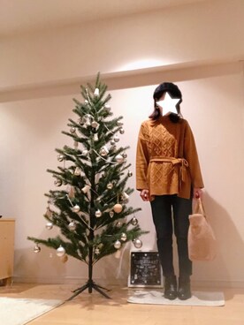 「アイテム（ピアス（両耳用））」を使った、kozumiさん（レディース・162cm・40代）の冬コーディネート