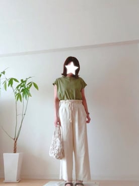 「DRESKIP（ドレスキップ）のアイテム（シューズ）」を使った、kozumiさん（レディース・162cm）の夏コーディネート
