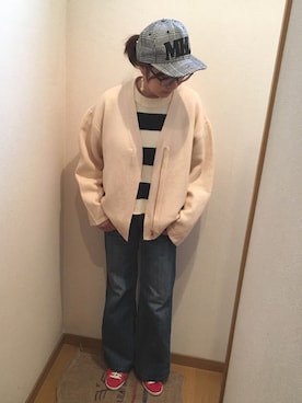 「FROMFIRST musee（フロムファーストミュゼ）のアイテム」を使った、ニモさん（レディース・159cm）の春コーディネート