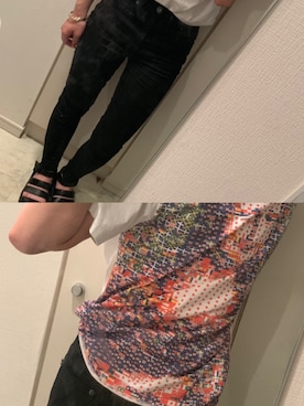 「グラニフTシャツ」｜🌼さっちゃん🌼さん（レディース・157cm）の夏コーディネート