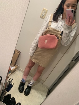 「グラニフ」｜「アイテム（ワンピース/ドレス）」を使った、🌼さっちゃん🌼さん（レディース・157cm）の秋コーディネート