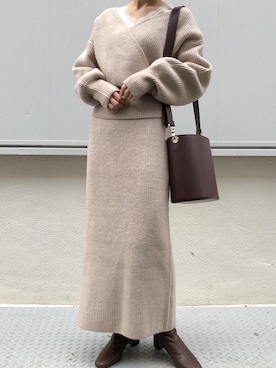 おまいさん（レディース・152cm）の冬コーディネート