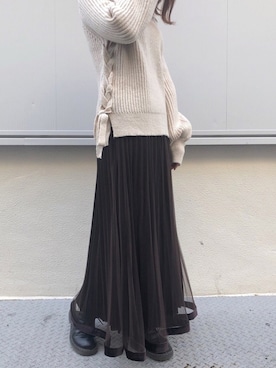 おまいさん（レディース・152cm）の冬コーディネート